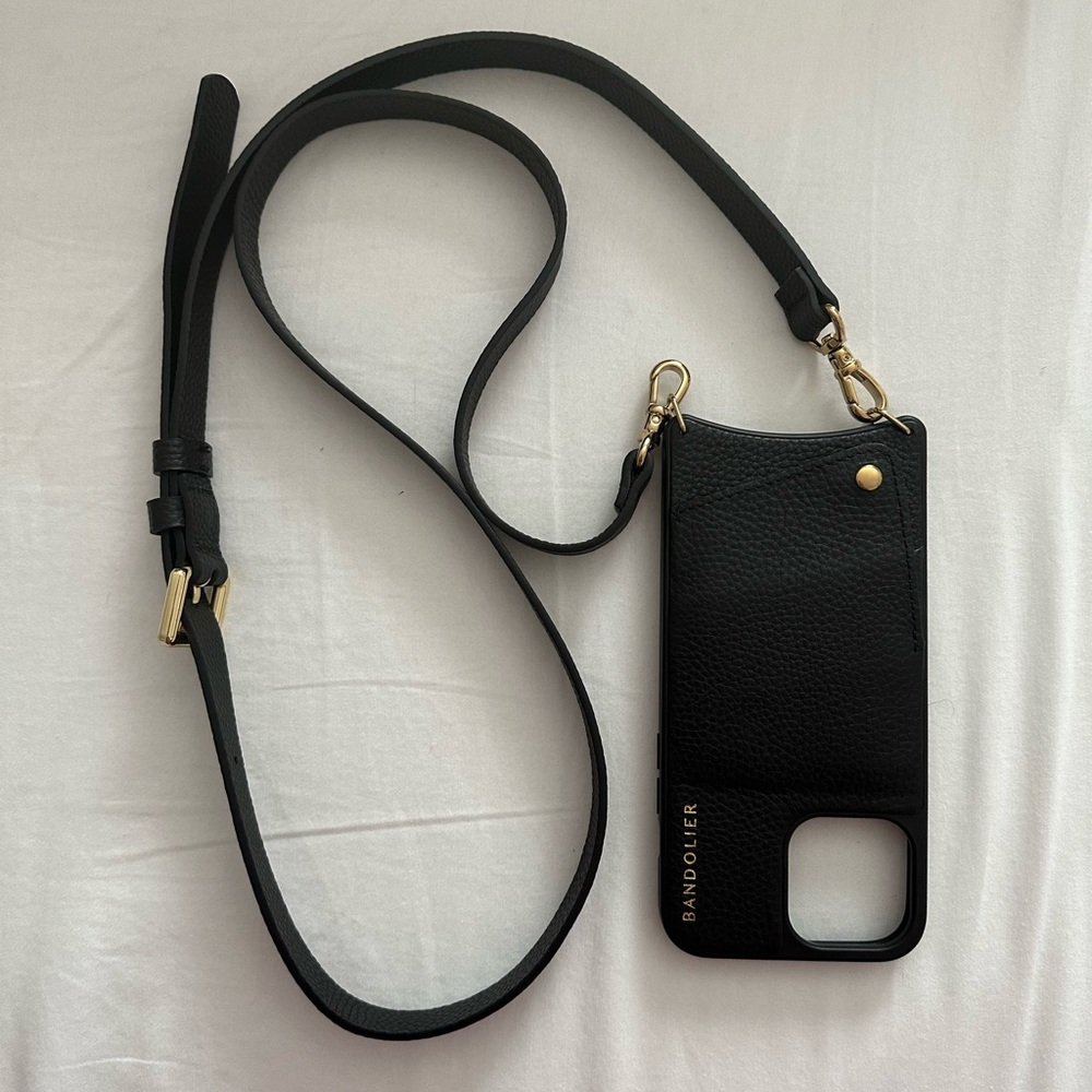 Bandolier crossbody iPhone wallet - 13 Pro max